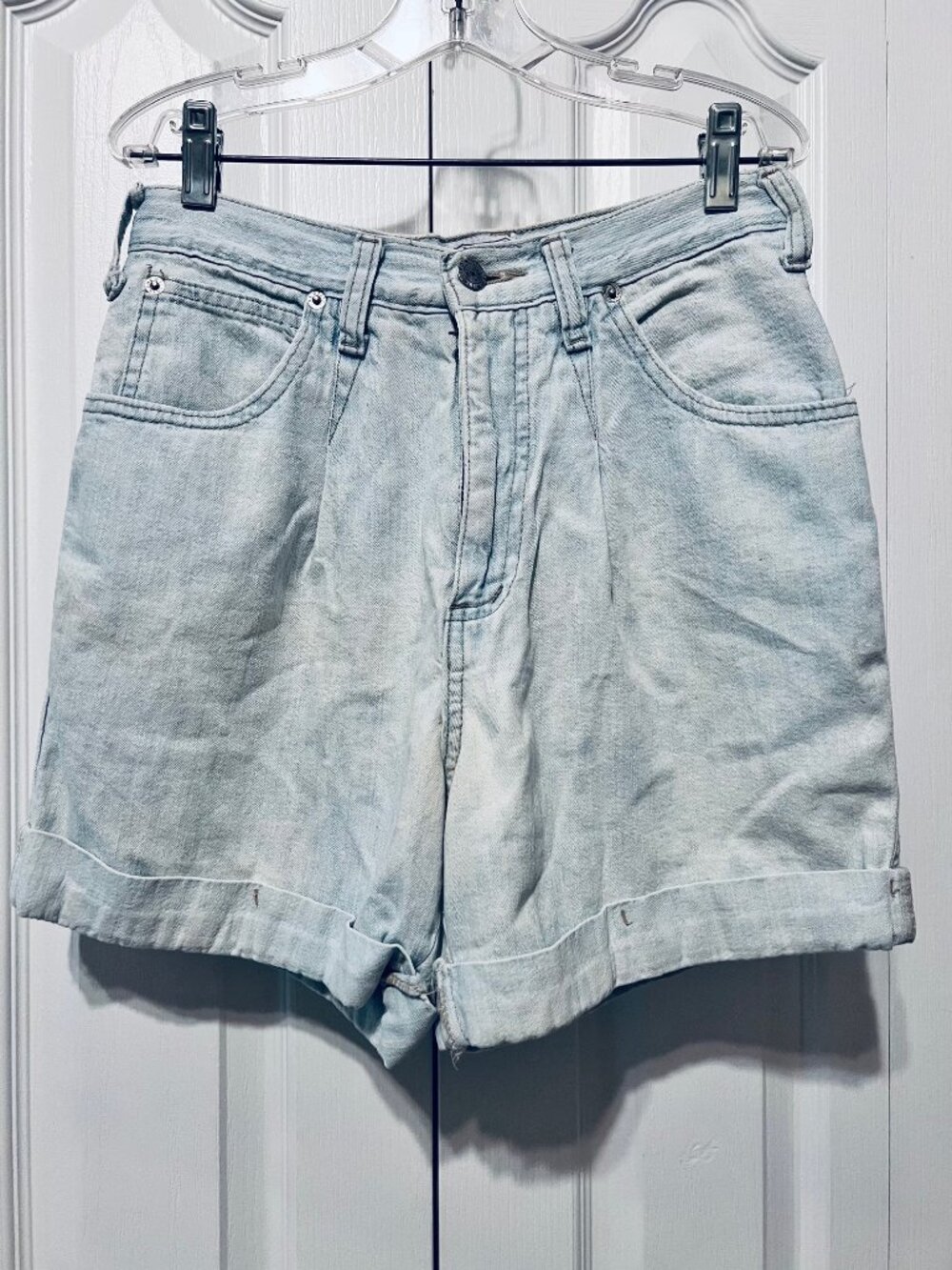 Limited Jeans Vintage Y2K Cuffed High Waisted Shorts-Sz. 4-Lightweight-Soft-Dist
